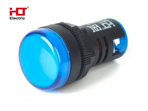 Лампа AD16-22DS(LED)матрица d22мм синий 230В IP40 HLT ELECTRIC 085-06-29 - Ros-Electric