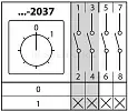 Кулачковый переключатель КПУ11-25/2037 (0-1 4р) SQ0715-0066 TDM/ТДМ
