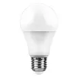 Лампа светодиодная FERON LB-91, A60 (шар), 7W 230V E27 4000К (белый), рассеиватель матовый белый, 56 25445 FERON