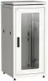 ITK Шкаф сетевой напольный 19" LINEA N 28U 600х600мм стеклянная передняя дверь, задняя металлическая LN35-28U66-GM ITK/ИТК