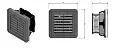 Фильтрующий вентилятор IP55 30 м3/ч 230 VAC NLV-1101 SILART