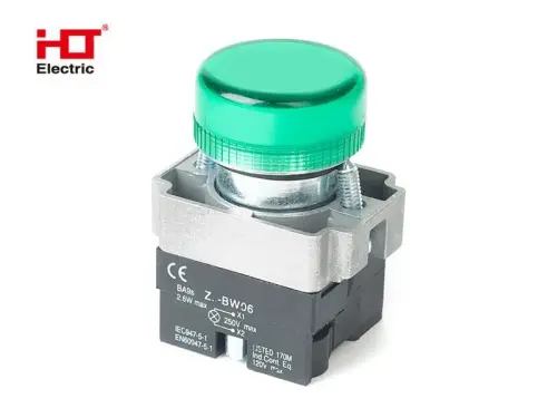 Лампа сигнальная CB2-BV63(LED) зеленый 24В IP54 HLT ELECTRIC 085-06-070 - Ros-Electric