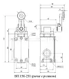 ВП 15К-21Б-231-54 У2.3, рычаг с роликом, полумгновенный, IP54, выключатель путевой (ЭТ) ET004426 Электротехник