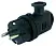 03 SQ0612-0004 Вилка угловая с ушком каучук 2Р+РЕ 16А 250В IP44 TDM