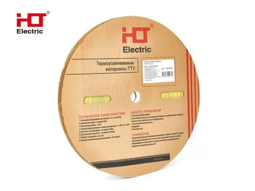 Термоусаживаемая трубка ТТУ 14/7 зеленая (100 м/ролл) HLT ELECTRIC 084-05-153 - Ros-Electric