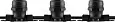 Гирлянда "Белт-лайт" FERON CL50-50, 50м+1,5м сетевой шнур, цвет черный, патрон E27*100, шаг 50см, 23 29881 FERON
