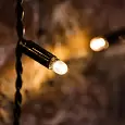 Гирлянда светодиодная «Дождь» 2х6 м, постоянное свечение, черный провод, 230 В, диоды ТЕПЛЫЙ БЕЛЫЙ 235-376 NEON-NIGHT