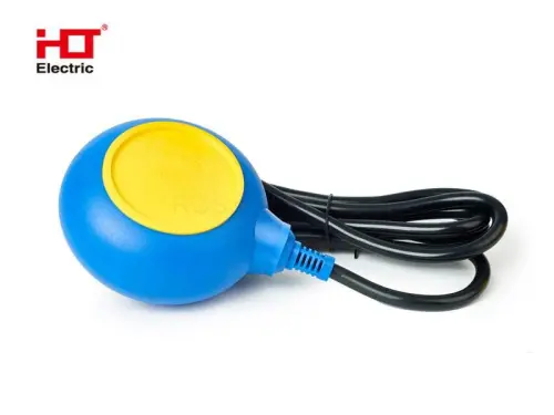 Выключатели поплавковые TSY-3 шнур 2M 16A синий-желтый HLT ELECTRIC 085-24-03 - Ros-Electric