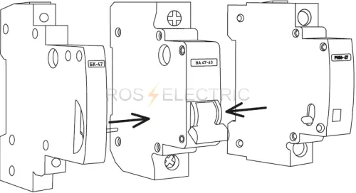 Аварийный контакт АК-47 EKF mdac-47 - Ros-Electric