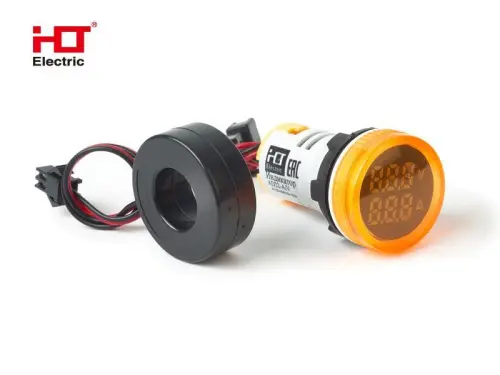 Индикатор значения тока и напряжения AD-22 (LED) d22мм желтый IP54 HLT ELECTRIC 085-06-261 - Ros-Electric
