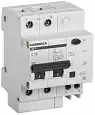 Дифференциальный автоматический выключатель АД12 2Р 16А 30мА GENERICA MAD15-2-016-C-030 Generica