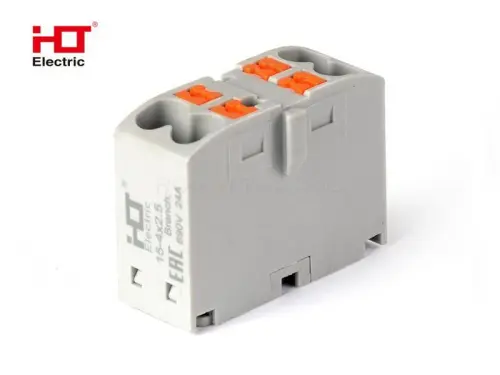Распределительный Блок ПНК-15 отходящие провода 4x2.5мм2 HLT ELECTRIC 081-27-001 - Ros-Electric