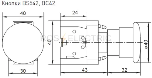 Knopki BS42,BC42 gab