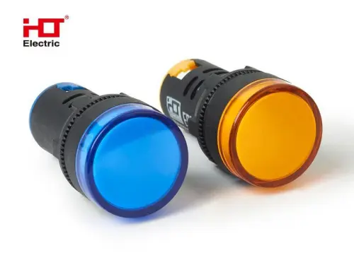Лампа AD16-22DS(LED)матрица d22мм желтый 24В IP40 HLT ELECTRIC 085-06-11 - Ros-Electric