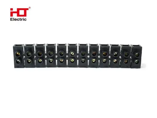 Зажим винтовой ЗВИ-150 полипропилен 10-35мм² 12пар 100°С  черный HLT ELECTRIC 081-10-51 - Ros-Electric