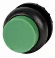 M22S-DRH-G Головка кнопки выступающая с фиксацией, цвет зеленый, черное лицевое кольцо 216670 EATON