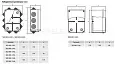 Распаячная коробка ОП 190х140х120мм, крышка, IP44, 10 гермовводов, инд. штрихкод, SQ1401-1245 TDM/ТДМ