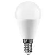 Лампа светодиодная FERON LB-750, G45 (шар малый), 11W 230V E14 2700К (белый теплый), рассеиватель ма 25946 FERON
