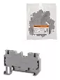 Зажим клеммный безвинтовой ЗКБ быстрого зажима 2,5 мм2 24А серый (Ph-C PT 2,5) SQ0822-0161 TDM/ТДМ