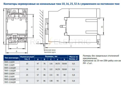 пмл-10,16,25,32-пост-ток-габ