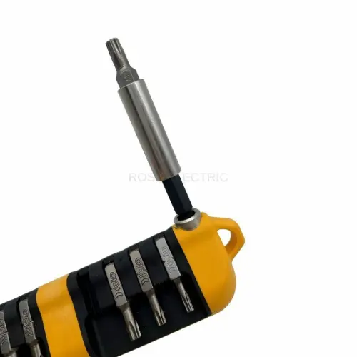 Набор бит Tx Impact с держателем бит Impact в кейсе, 10 шт Felo 02080246 - Ros-Electric