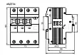 АВДТ 34 C63 100мА - Автоматический Выключатель Дифф. тока электронный тип А хар-ка C 6кА MAD22-6-063-C-100 IEK/ИЭК