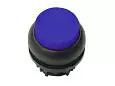M22S-DRLH-B Головка кнопки выступающая с фиксацией, с подсветкой, цвет синий, черное лицевое кольцо 216803 EATON