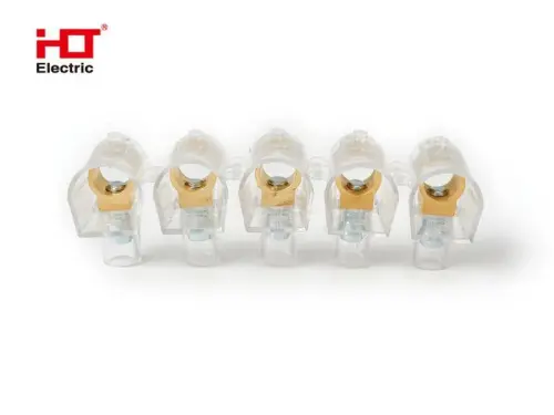 Клеммник концевой изолированный ККИ 4мм² (5х1) HLT ELECTRIC 081-14-02 - Ros-Electric