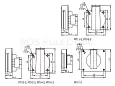 РП13-3 Розетка панельная 2Р+РЕ 16А з/к с кр. IP54 серая MAGNUM PSN71-016-3-2-54-K03 IEK/ИЭК