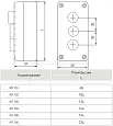 Корпус КП104 пластиковый 4 кнопки желтый EKF cpb-104-o EKF/ЭКФ