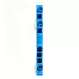 LD553-2-25 ЗНИ Зажим самозажимной, 3-проводной проходной 2,5 мм²  (JXB ST 2,5), синий 39969 STEKKER