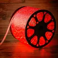 Дюралайт LED, постоянное свечение (2 жилы) (2W) - красный Эконом 24 LED/м, 2 Вт/м, Ø13мм бухта 100м 121-122-4 NEON-NIGHT