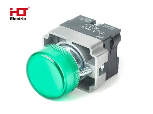Лампа сигнальная CB2-BV63(LED) зеленый 230В IP54 HLT ELECTRIC 085-06-073 - Ros-Electric