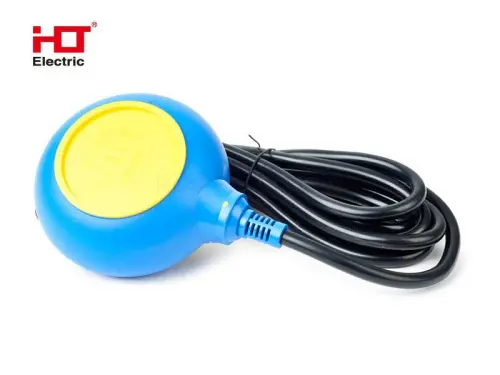 Выключатели поплавковые TSY-3 шнур 3M 16A синий-желтый HLT ELECTRIC 085-24-06 - Ros-Electric