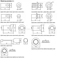 Кольцо для патрона Е14, термостойкий пластик, белый, SQ0335-0163 TDM/ТДМ