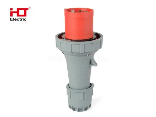 Вилка кабельная 0352 63А 3Р+РЕ+N 220В-415B IP67 HLT ELECTRIC 083-04-06 - Ros-Electric