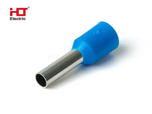 Наконечник-гильза Е2508 2.5мм² с изолированным фланцем (уп./20 шт) HLT ELECTRIC 084-04-327 - Ros-Electric