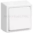 ВС20-1-0-ББ Выключатель одноклавишный для открытой установки белого цвета EVB10-K01-10-DC IEK/ИЭК