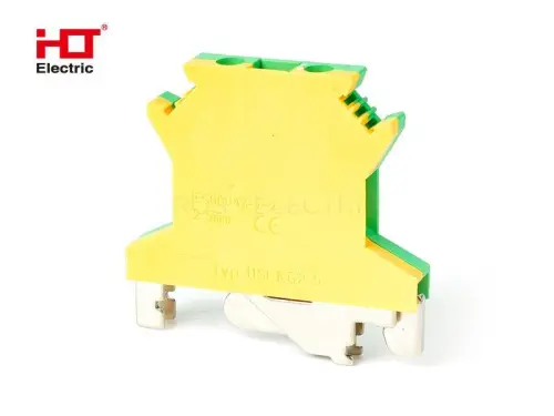 Зажим наборный UK-2.5мм2 PEN желто-зеленая HLT ELECTRIC 081-24-031 - Ros-Electric