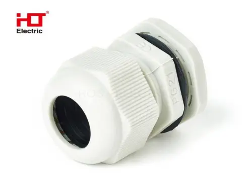 Сальники PG-21  диаметр проводника 13-18мм IP68-белый HLT ELECTRIC 083-01-07 - Ros-Electric