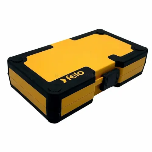 Набор головок с трещоткой и отверткой 1/4" ERGONIC в кейсе, 19 шт Felo 05781906 - Ros-Electric