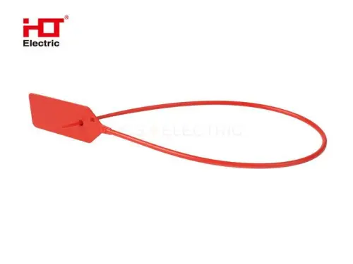 Пломба пластиковая Универсал-385x22 (100шт./уп.)-красный HLT ELECTRIC 084-07-520 - Ros-Electric