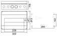 КМПн 2/13 - IP55 213х302х116 (ВхШхГ) корпус пластиковый навесной для 13 модульных автоматических MKP72-N-13-55 IEK/ИЭК