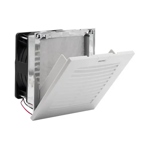 Вентилятор с фильтром ЭМС 120 м3/ч, 24В DC, 152х152 мм, IP54 DKC R5MCV15024 - Ros-Electric