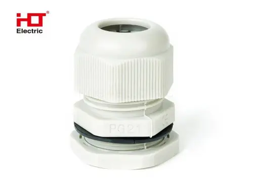 Сальники PG-21  диаметр проводника 13-18мм IP68-белый HLT ELECTRIC 083-01-07 - Ros-Electric
