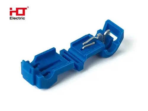 Зажим-ответвитель ОВ T-2 1.0-2.5 мм² синий (уп./100 шт) HLT ELECTRIC 084-12-011 - Ros-Electric