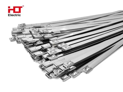 Хомут AISI 316 из нержавеющей стали, 4.6x680 (уп./100 шт.) HLT ELECTRIC 084-01-407 - Ros-Electric