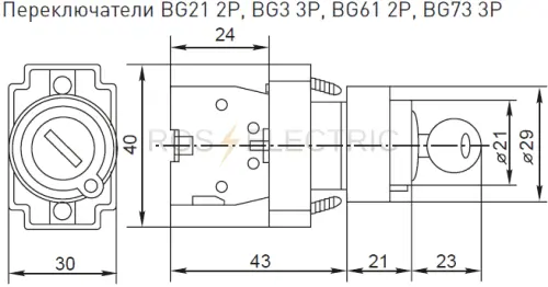 Perkl-i BG21 2P, BG33 3P, BG61 2P, BG73 3P gab