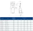 Наконечник алюминиевый ТА 50-10-9 ЗЭТА zeta10413 ЗЭТА