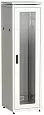 ITK Шкаф сетевой напольный 19" LINEA N 38U 600х600мм стеклянная передняя дверь серый LN35-38U66-G ITK/ИТК